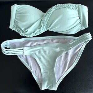 Simons - turquoise matching bikini set